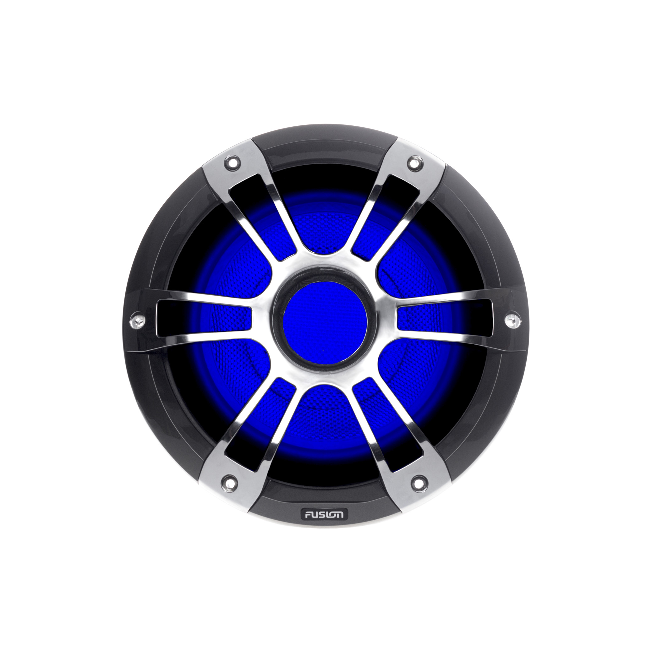 Fusion SG-SL101SPC 10" Signature Series Subwoofer w/ Silver/Chrome Grille